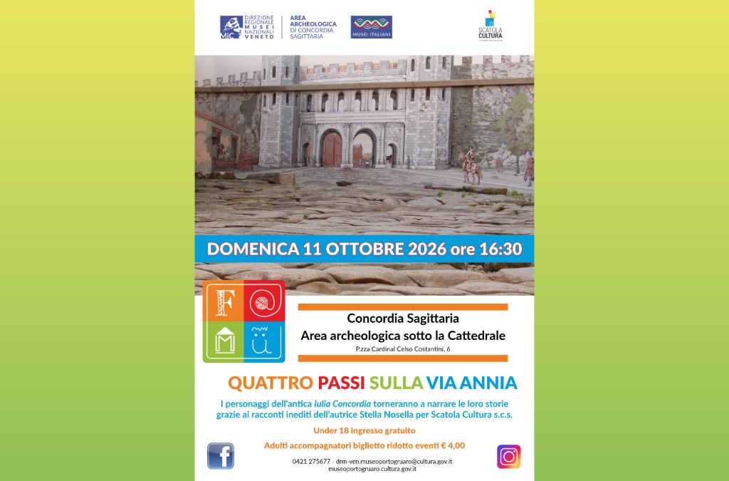 Quattro passi sulla Via Annia a Concordia Sagittaria | FAMU 2026 | Area archeologica sotto la Cattedrale di Concordia Sagittaria